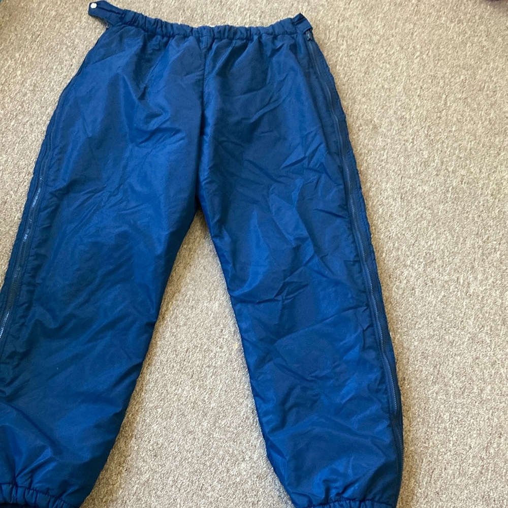 L.L. Bean vintage blue snow pants-flaw